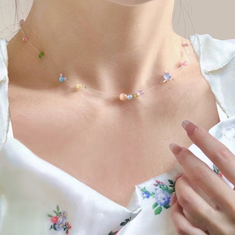 Korean Lifestyle Aesthetic - Colar Moderno de Liga Metálica Estilo
