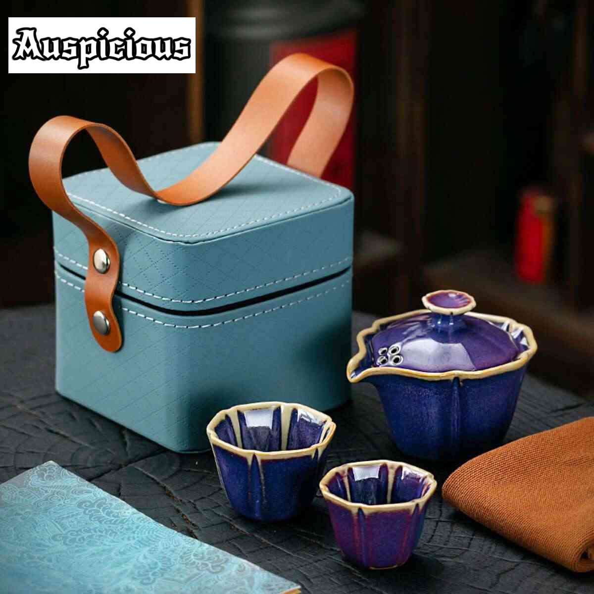 Celadon Ceramic Cup - Jun forno celadon mão-agraf pote portátil