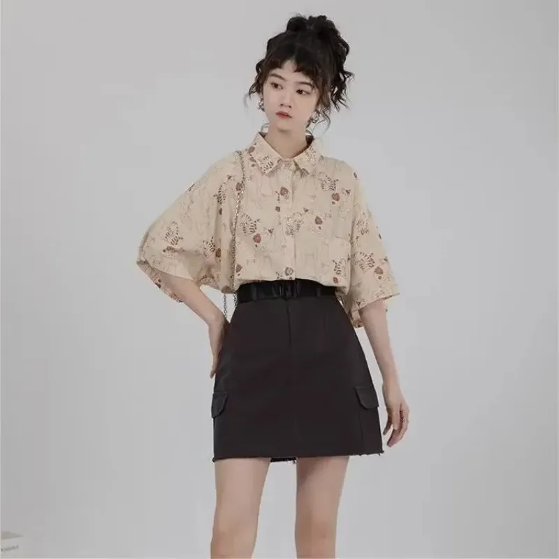 Camisas femininas veludo remen - Korean Lifestyle Student avaliação e preço