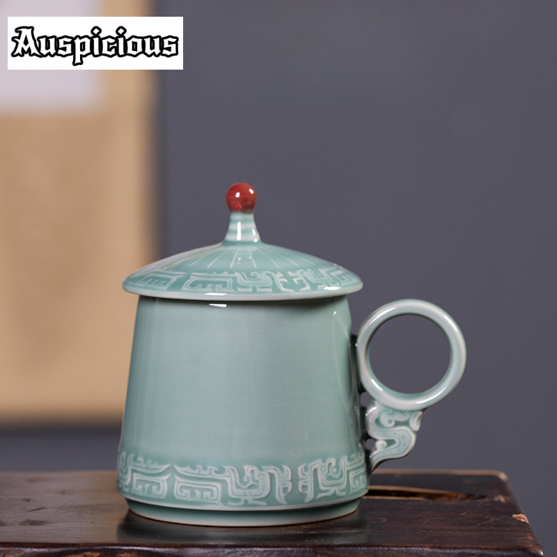395ml longquan celadon bronze  - Celadon Ceramic Cup avaliação e preço