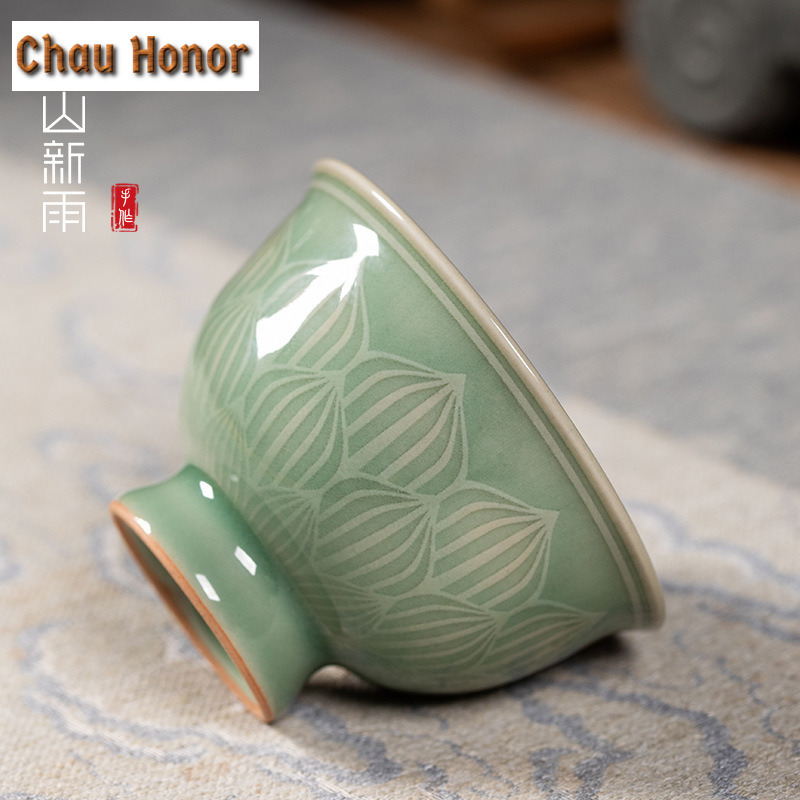 100ml artesanal longquan celad - Celadon Ceramic Cup avaliação e preço