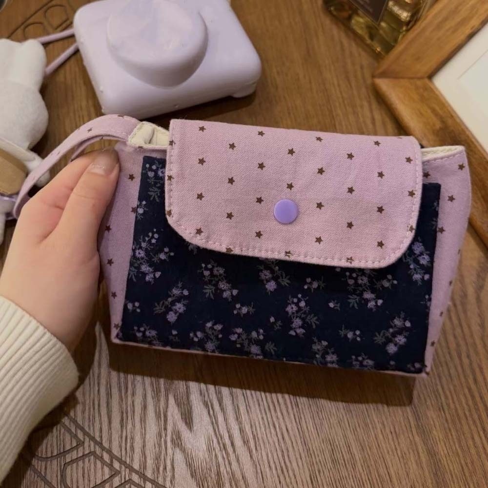 Bolsa de Maquiagem Floral Roxa - Korean Lifestyle & Kids Boutique avaliação e preço