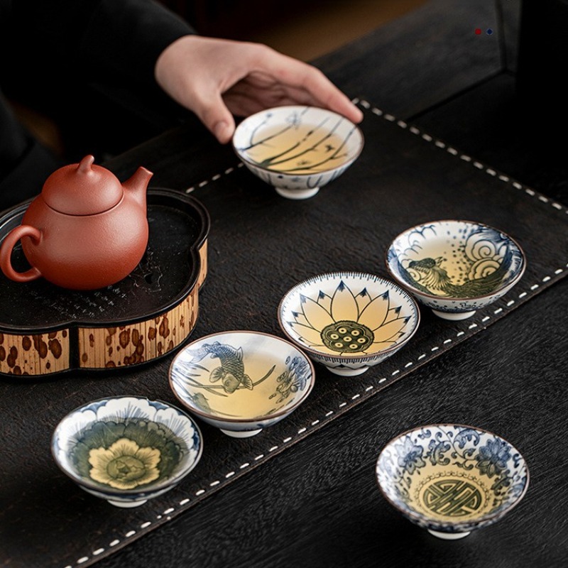 Conjunto de 10 Peças de Xícara - Celadon Ceramic Cup avaliação e preço